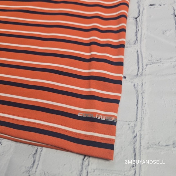 Denver Broncos Majestic Cool Base Polo Men's Large Golf Performance Shirt - Picture 10 of 13